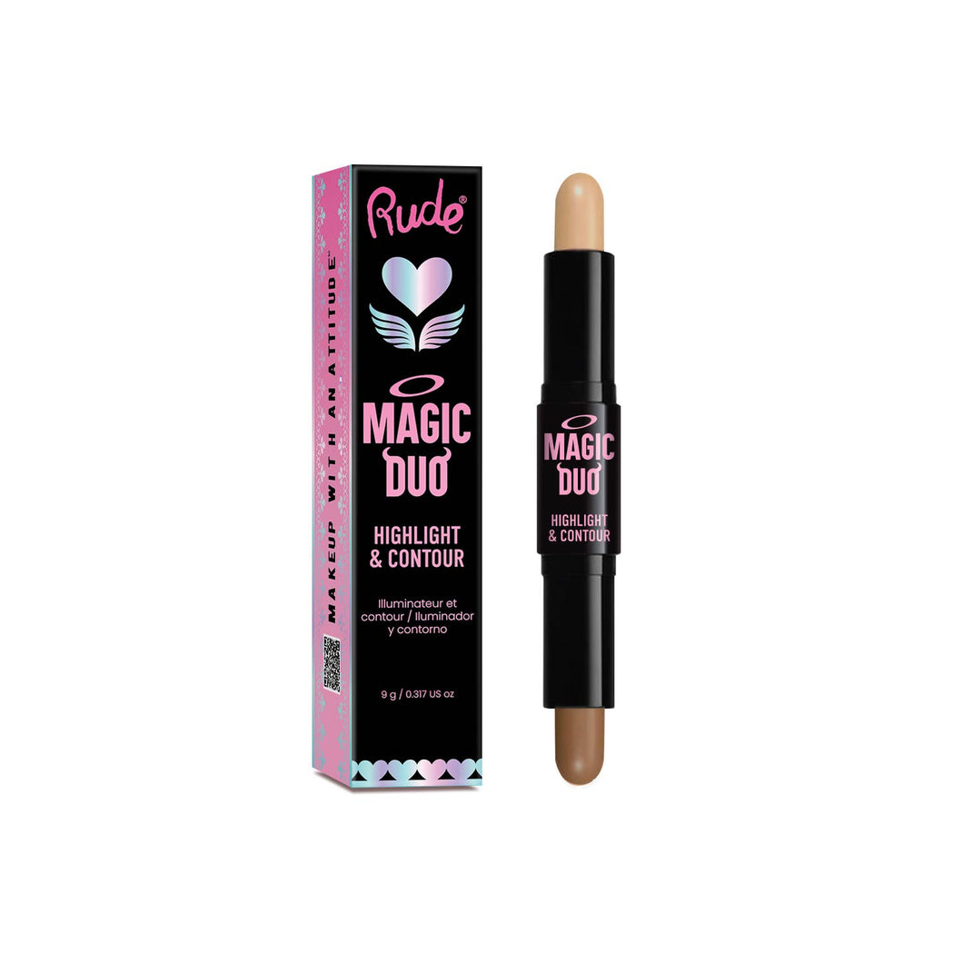 Rude Cosmetics - Magic Duo Highlight & Contour: Medium