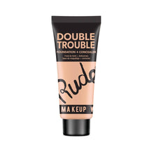 Load image into Gallery viewer, Rude Cosmetics - Double Trouble Foundation + Concealer: Linen 08
