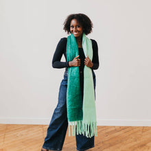 Load image into Gallery viewer, Pretty Simple - Easy Like Monday Morning Scarf: Green
