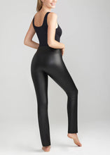 Load image into Gallery viewer, Yummie - Faux Leather Shaping Bootcut Legging: M / Black
