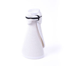 Load image into Gallery viewer, Selini New York - Rollable Solid Color Straw Visor Sun Hat- LFH190114: Sand

