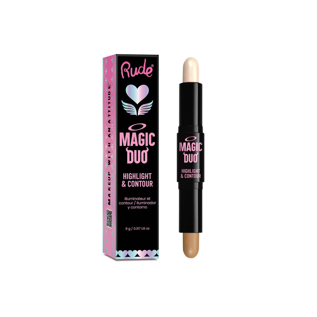 Rude Cosmetics - Magic Duo Highlight & Contour: Light