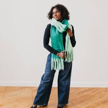 Load image into Gallery viewer, Pretty Simple - Easy Like Monday Morning Scarf: Green
