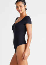 Load image into Gallery viewer, Yummie - Anette Shaping Thong Bodysuit - Cotton Seamless: Black / L/XL
