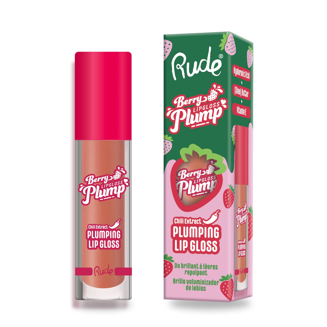 Rude Cosmetics - Berry Plump Plumping Lip Gloss: Bare