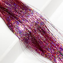 Load image into Gallery viewer, Shop Hotline - Clip In Hair Tinsel: Brown
