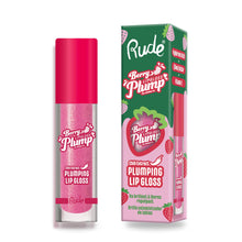 Load image into Gallery viewer, Rude Cosmetics - Berry Plump Plumping Lip Gloss: Crystal Clear
