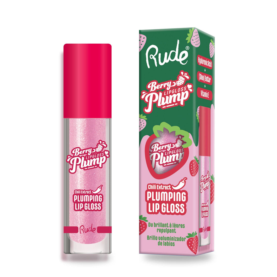 Rude Cosmetics - Berry Juicy Plumping Lip Gloss: Pink Sugar