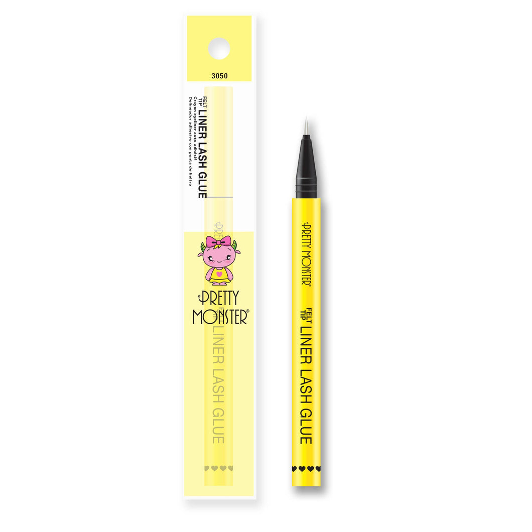 Rude Cosmetics - Pretty Monster Felt Tip Liner Lash Glue - Clear