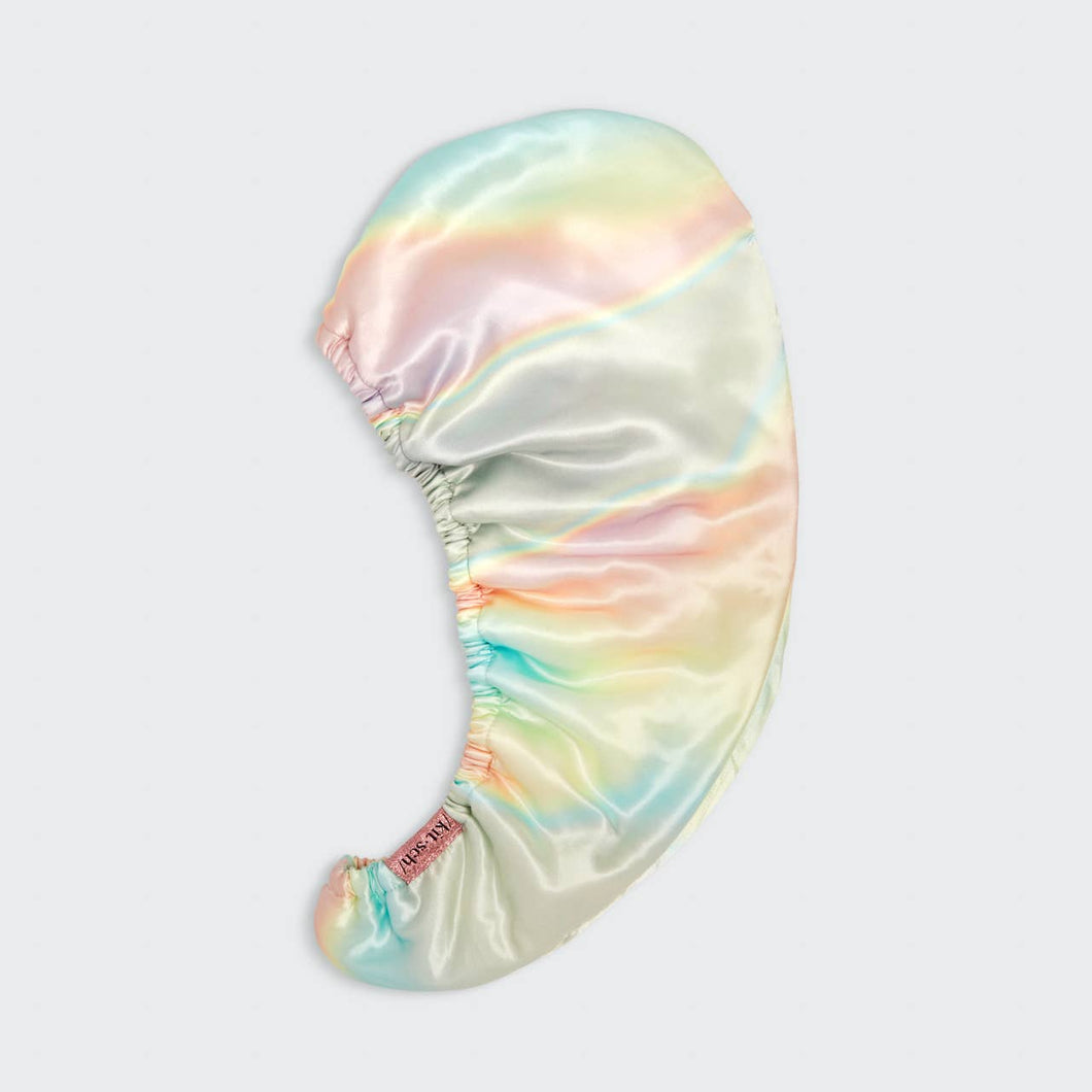 KITSCH - Satin-Wrapped Microfiber Hair Towel - Aura