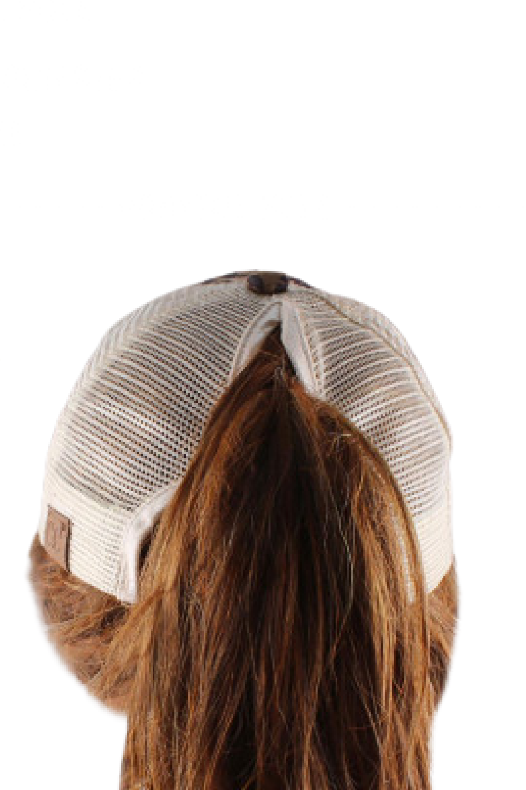 Embellish Your Life - Upcycled Leopard Criss-Cross Ponytail Cap