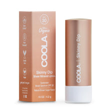 Load image into Gallery viewer, COOLA Mineral Liplux® Organic Tinted Lip Balm Sunscreen SPF 30
