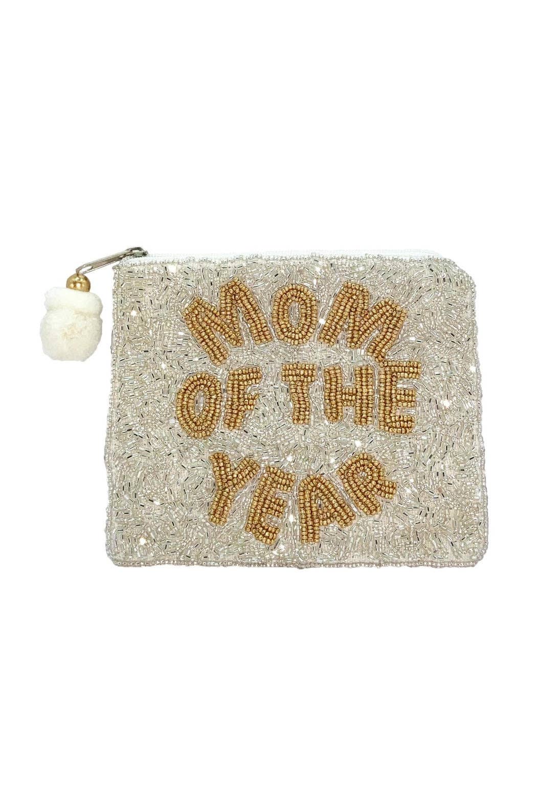 Embellish Your Life - Mom of the Year Beaded Pouch Bag